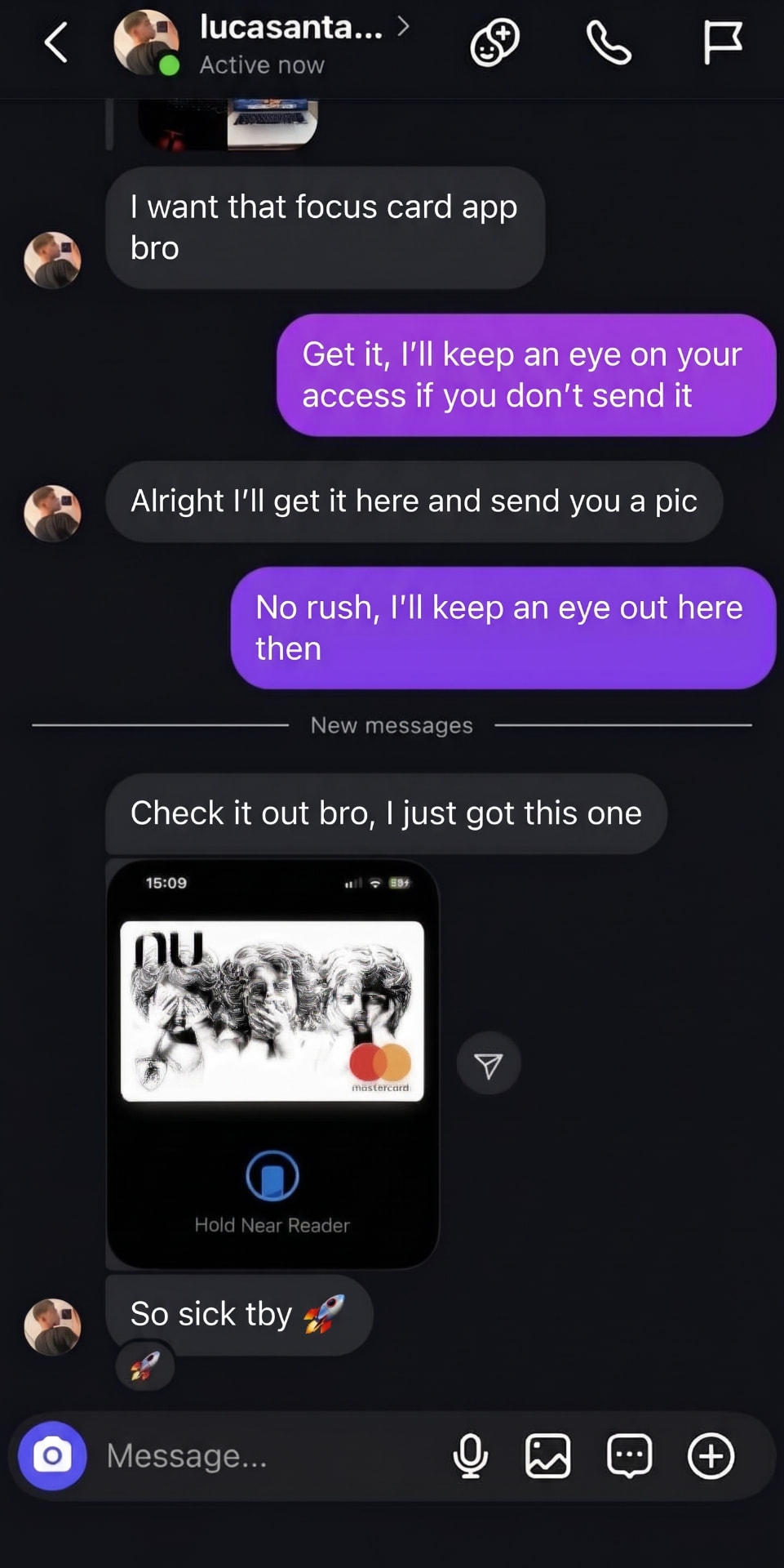 Customer screenshot